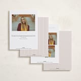 "Colonnade" - Graduation Announcements in Swan by Owl and Toad - Back of Card Options