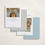 "minimal" - Graduation Announcements in Sky by JoAnn Jinks - Back of Card Options