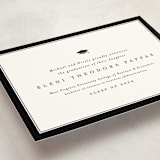 "Gazette" - Graduation Announcements in Newsprint by Lea Delaveris - Detail