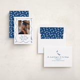 "Sketched Tassel Frame" - Graduation Announcements in Cobalt by Susan Zinader - Assembled
