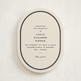 "Commence" - Graduation Announcements in Tuxedo by Megan Davis - Front