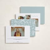 "Handwritten Stack" - Graduation Announcements in Snow by Stephanie Heinrich Godbout - Back of Card Options