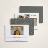 "Ribbon" - Graduation Announcements in Salt by Lea Delaveris - Back of Card Options