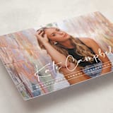 "Signature Grad" - Graduation Announcements in Linen by Erica Krystek - Detail