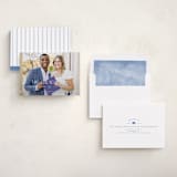 "Grad Duo" - Graduation Announcements in Sky by Ana Sharpe - Assembled