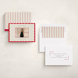 "Decorative Frame" - Graduation Announcements in Crimson by Baumbirdy - Assembled