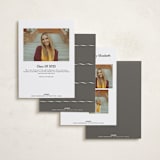 "Days gone by" - Graduation Announcements in Cloud by Lea Delaveris - Back of Card Options