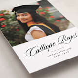 "Most Classic" - Graduation Announcements in Newspaper by Lea Delaveris - Detail