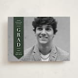 "Classic Sash" - Graduation Announcements in Pine by Lauren Chism - Front