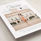 "Classical Grad" - Graduation Announcements in Swan by Jennifer Postorino - Detail