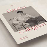 "hayden" - Graduation Announcements in Scarlet by Ellen Schlegelmilch - Detail