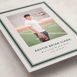 "Varsity Frame" - Graduation Announcements in Evergreen by Angela Garrick - Detail