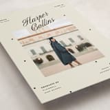 "The Modern" - Graduation Announcements in Butter by Pixel and Hank - Detail