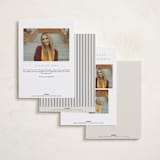 "The Single Photo" - Graduation Announcements in Sand by Rachel Cassel - Back of Card Options