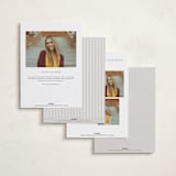 "Tassel Type" - Graduation Announcements in Snow by Pixel and Hank - Back of Card Options