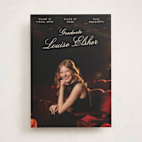 "Teather" - Graduation Announcements in Champagne by Pati Cascino - Front