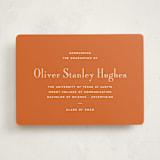 "Campus" - Graduation Announcements in Burnt Orange by Megan Davis - Front