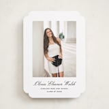 "Cecilie" - Graduation Announcements in Ink by Megan Davis - Front