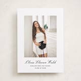 "Cecilie" - Graduation Announcements in Ink by Megan Davis - Front