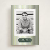 "Stripes of Success" - Graduation Announcements in Pine by Sherley Ferreira - Front