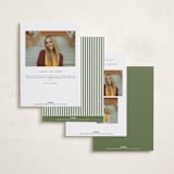 "Stripes of Success" - Graduation Announcements in Pine by Sherley Ferreira - Back of Card Options