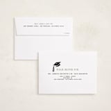 "Stripes of Success" - Graduation Announcements in Pine by Sherley Ferreira - FREE Recipient Addressing