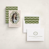"Scalloped" - Graduation Announcements in Matcha by Melanie Kosuge - Assembled