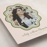 "Scalloped" - Graduation Announcements in Matcha by Melanie Kosuge - Detail