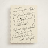 "Take a bow" - Graduation Announcements in Bamboo by Creo Study - Front