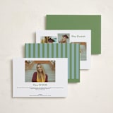 "Preppy Stripes" - Graduation Announcements in Seaside by Morgan Kendall - Back of Card Options