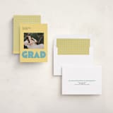 "Bold Baddie" - Graduation Announcements in Legal Pad by Claire - Assembled
