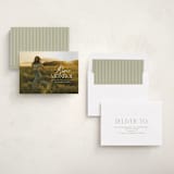 "Classic Allure" - Graduation Announcements in Cotton by Oscar and Emma - Karly Depew - Assembled