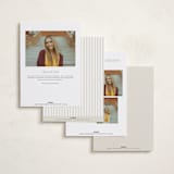 "Seventeen" - Graduation Announcements in Cloud by Jennifer Wick - Back of Card Options