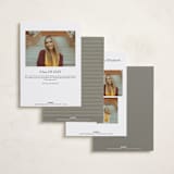 "visionary" - Graduation Announcements in Sand by Pippa Shaw - Back of Card Options