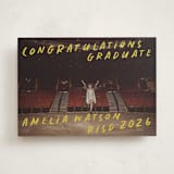 "Celebration" - Graduation Announcements in Lemoncello by Maja Cunningham - Front