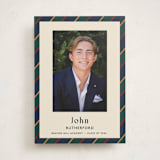 "Belmont" - Graduation Announcements in Navy by Sarah Rosenthal - Front