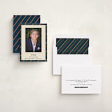 "Belmont" - Graduation Announcements in Navy by Sarah Rosenthal - Assembled