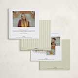 "Certified Success" - Graduation Announcements in Pistachio by Cindy Reynolds - Back of Card Options