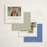 "New Style" - Graduation Announcements in Denim by Inkblot Design - Back of Card Options