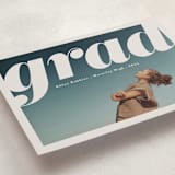 "The Cover" - Graduation Announcements in Mist by Gwen Bedat - Detail