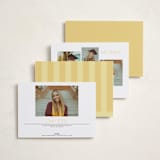 "Edge Play" - Graduation Announcements in Golden Hour by Leia Matt - Back of Card Options