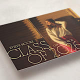 "Edge Play" - Graduation Announcements in Golden Hour by Leia Matt - Detail