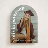 "Casual chic" - Graduation Announcements in Cotton by Creo Study - Front