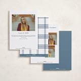 "Lauren" - Graduation Announcements in Winterberry by Blustery August - Back of Card Options