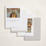 "Simple Details" - Graduation Announcements in Tuxedo by Pixel and Hank - Back of Card Options