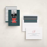 "Varsity Initial" - Graduation Announcements in Forest by Leia Matt - Assembled