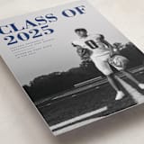 "Bold Headline" - Graduation Announcements in Midnight by Emily Sabol Goss - Detail