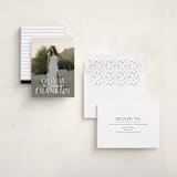 "Lovely Day" - Graduation Announcements in Pearl by Paper Raven Co. - Assembled