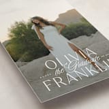 "Lovely Day" - Graduation Announcements in Pearl by Paper Raven Co. - Detail