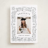 "Dream Big Grad" - Graduation Announcements in Snow by Stephanie Hawkes - Front
